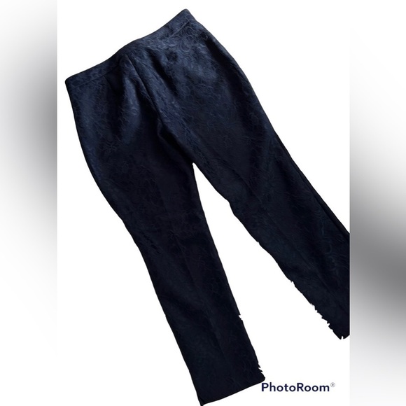 Elegant Navy Blue Women's Pants - Picture 7 of 7